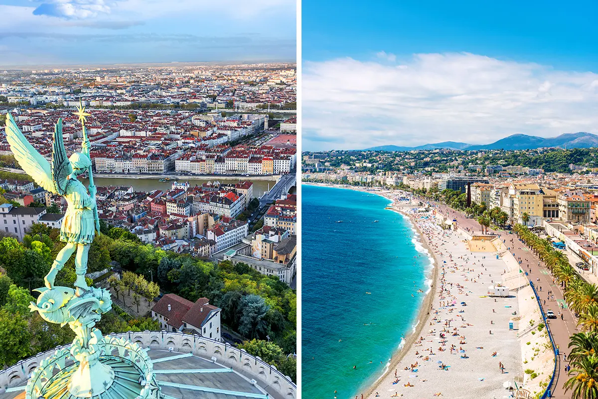 Lyon – Nice: Klíčové spojení pro Francouzské cestování