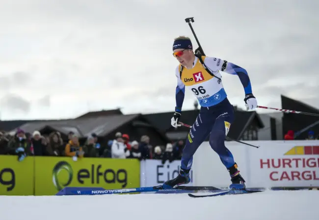 Biatlon: Einar Hedegart získal stříbro na mistrovství Norska
