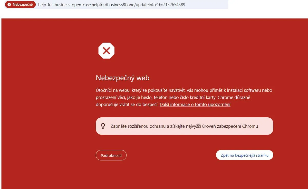 Podvod: Češi se stávají cílem nového u
