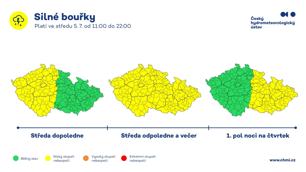 Český hydrometeorologický ústav varuje před požáry